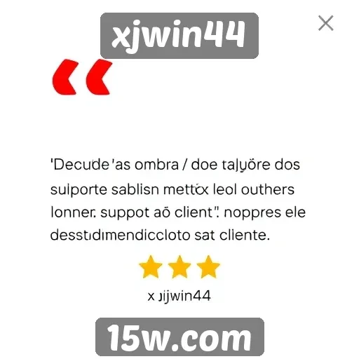 Opiniões de usuários sobre o suporte ao cliente do xjwin44